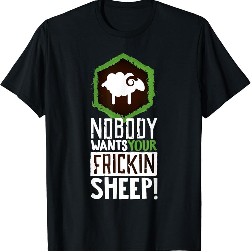 Board Game Geek - T-shirt « Nobody Wants Your Sheep