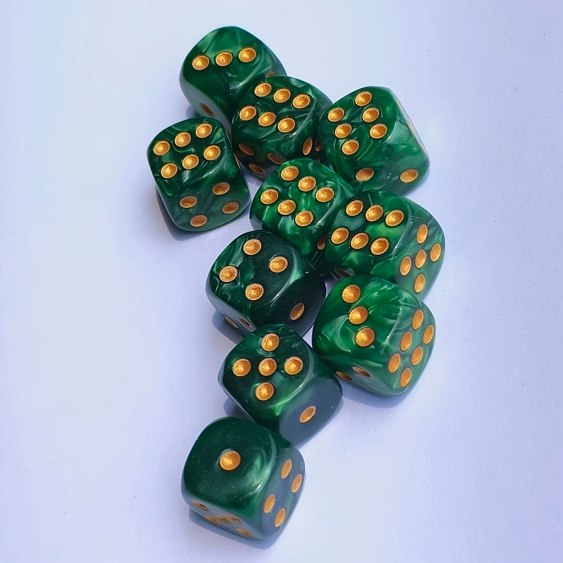 Board Game Loop - 10 dés D6 en acrylique à