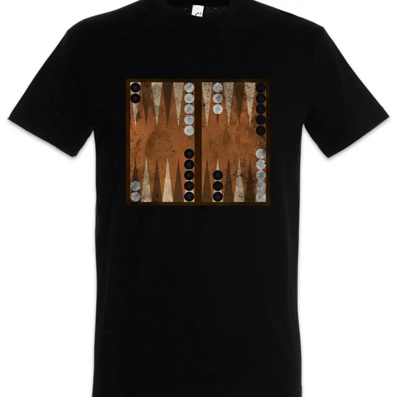 Board Game Geek - T-shirt de joueur de backgammon, rétro,