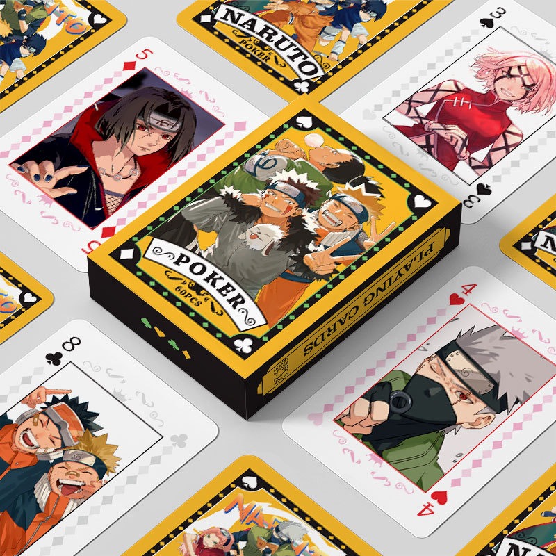 Board Game Naruto - Jeu de cartes de poker One