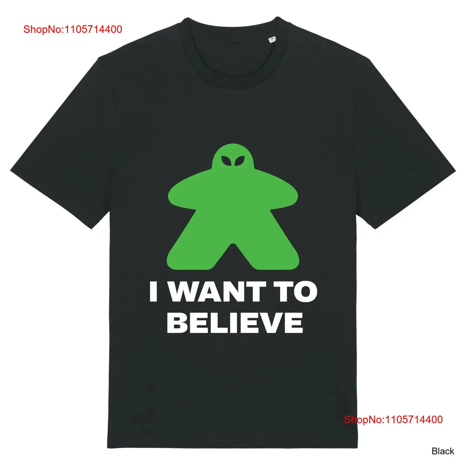 Board Game Geek - T-shirt Xfiles Alien Meeple pour jeu