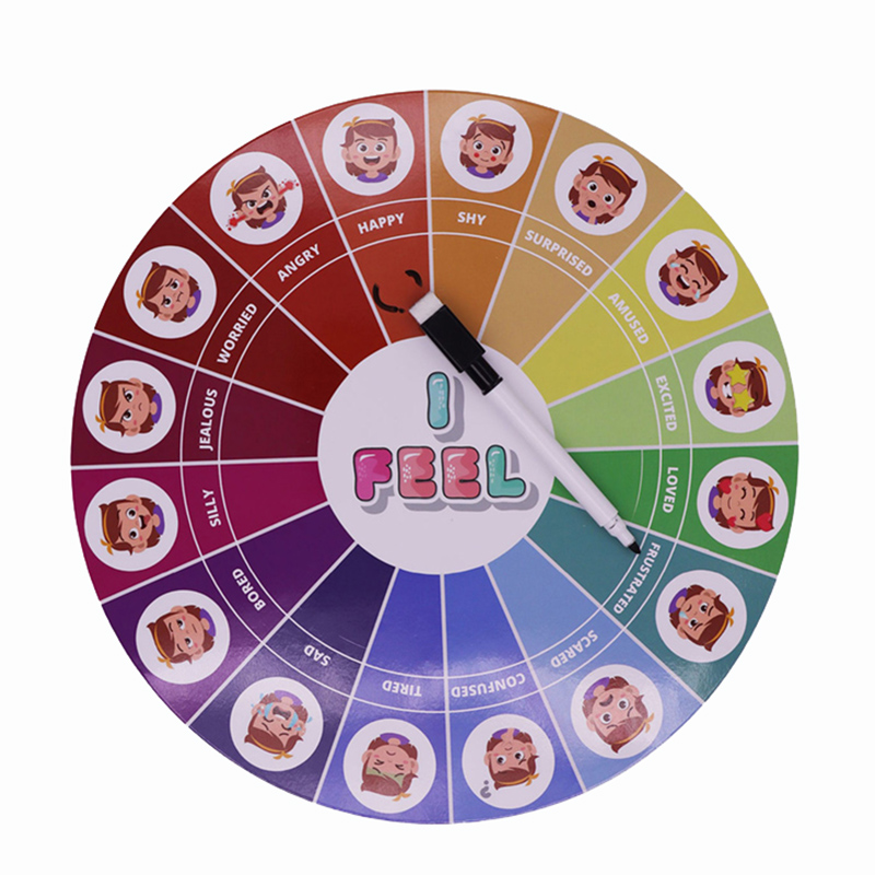 Board Game English For Kids - Roulette magnétique d'apprentissage de la gestion