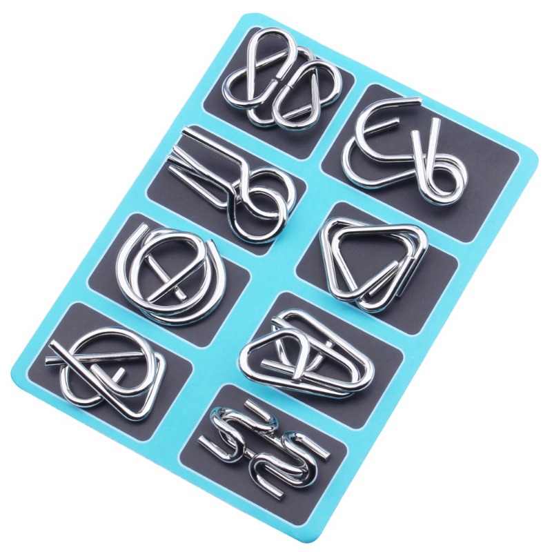 Ensemble de 8 puzzles métalliq - Board Game Master avis et prix