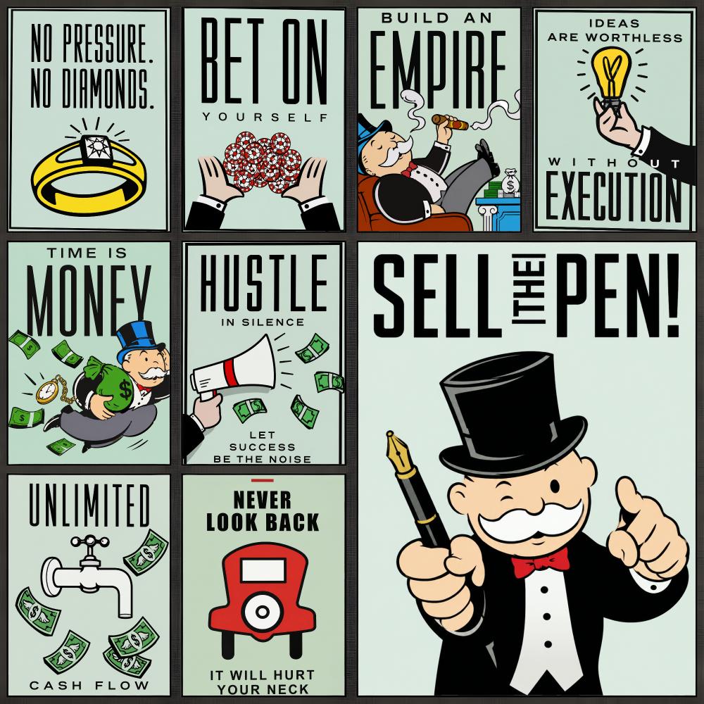 Affiche de jeu de société Mono - Board Game Monopoly avis et prix