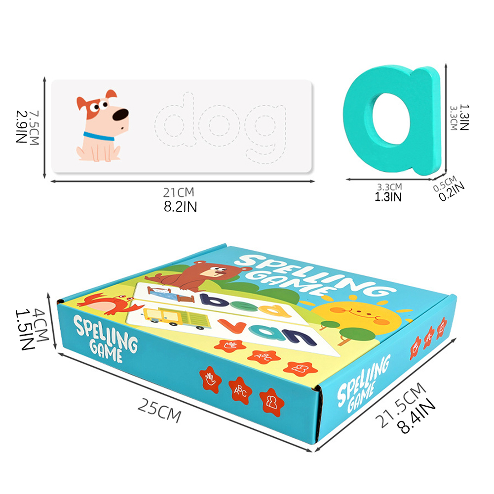 Puzzles en bois Alphabet color - Board Game English For Kids avis et prix