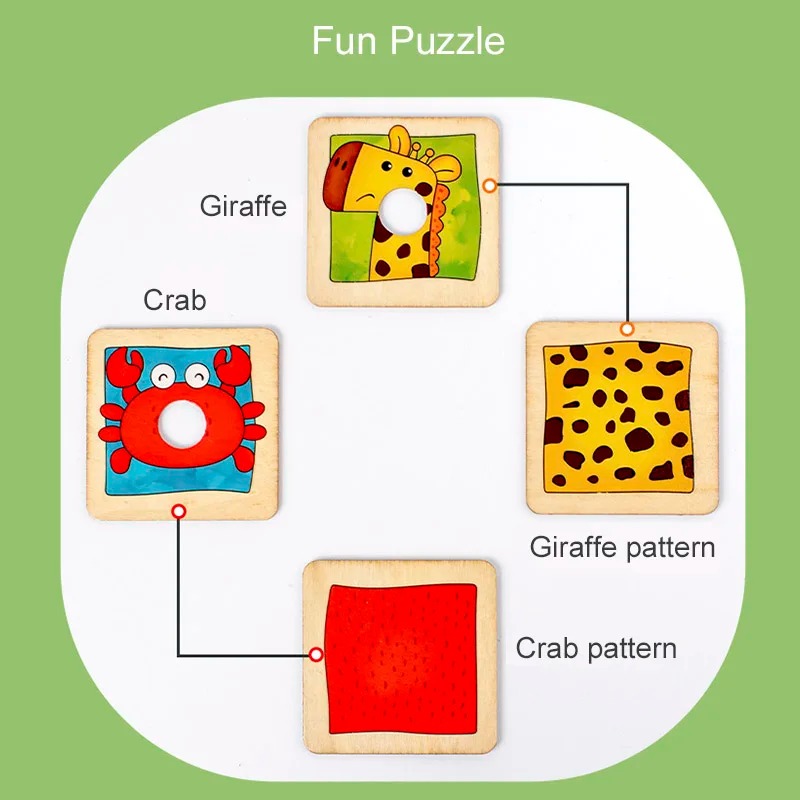 Puzzle de correspondance de mo - Board Game Nature avis et prix