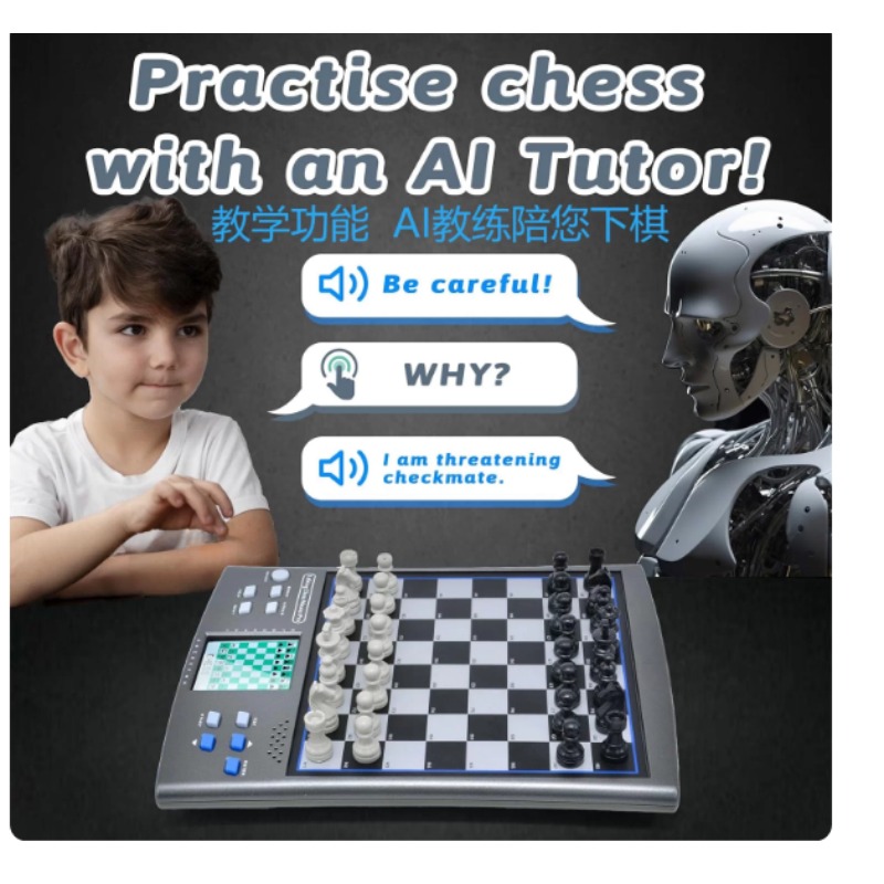 Jeu d'échecs intelligent 14 en - Board Game English For Kids avis et prix
