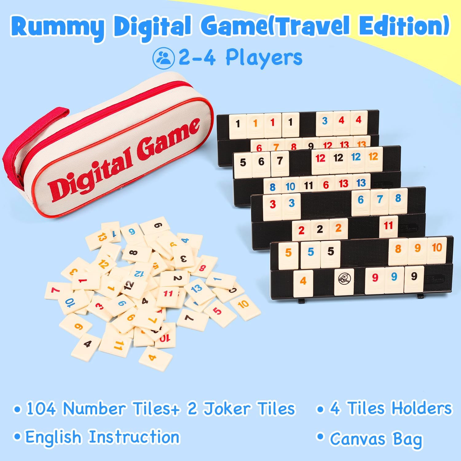 Jeu Rummy Cube avec 4 supports - Board Game Master avis et prix